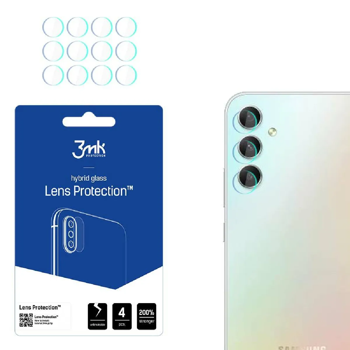 3Mk Max Protection Samsung Galaxy A34 5G Lens