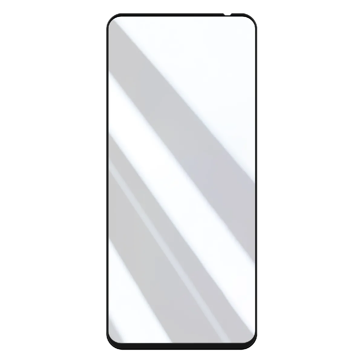 Avizar Noir Verre Trempé Pour Xiaomi Redmi 12 / 13 Adhésion Totale Biseauté