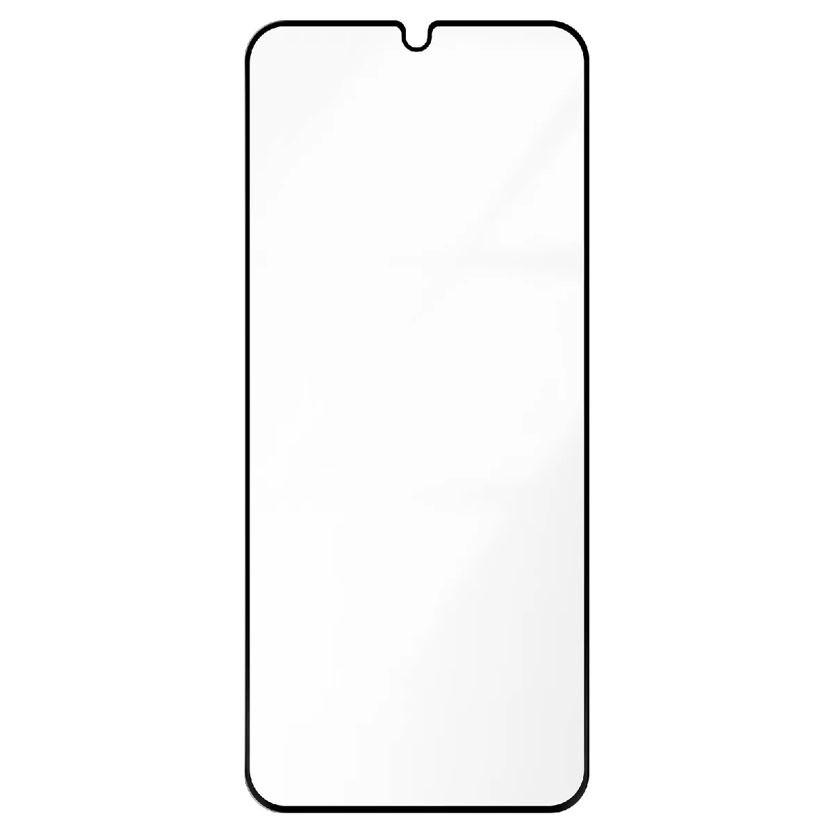 Avizar Noir Verre Trempé Pour Samsung Galaxy A15 Full Glue 5D Ultra Résistant Transparent