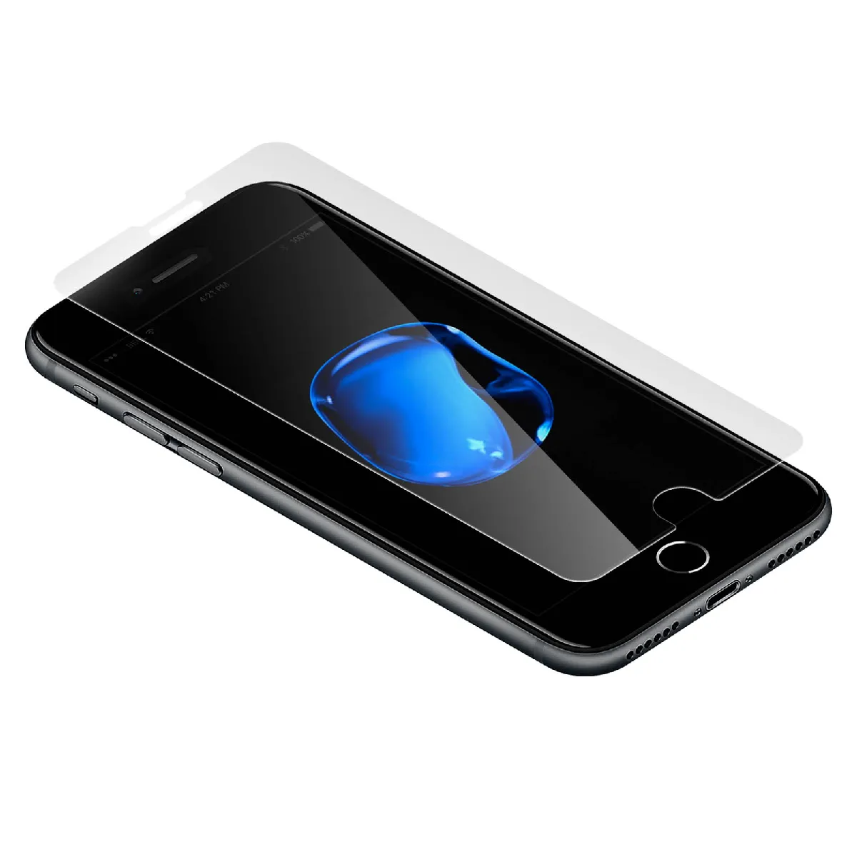 Avizar Film Verre Trempé Protection Ecran Pour Iphone 7 Plus / Iphone 8 Plus Transparent