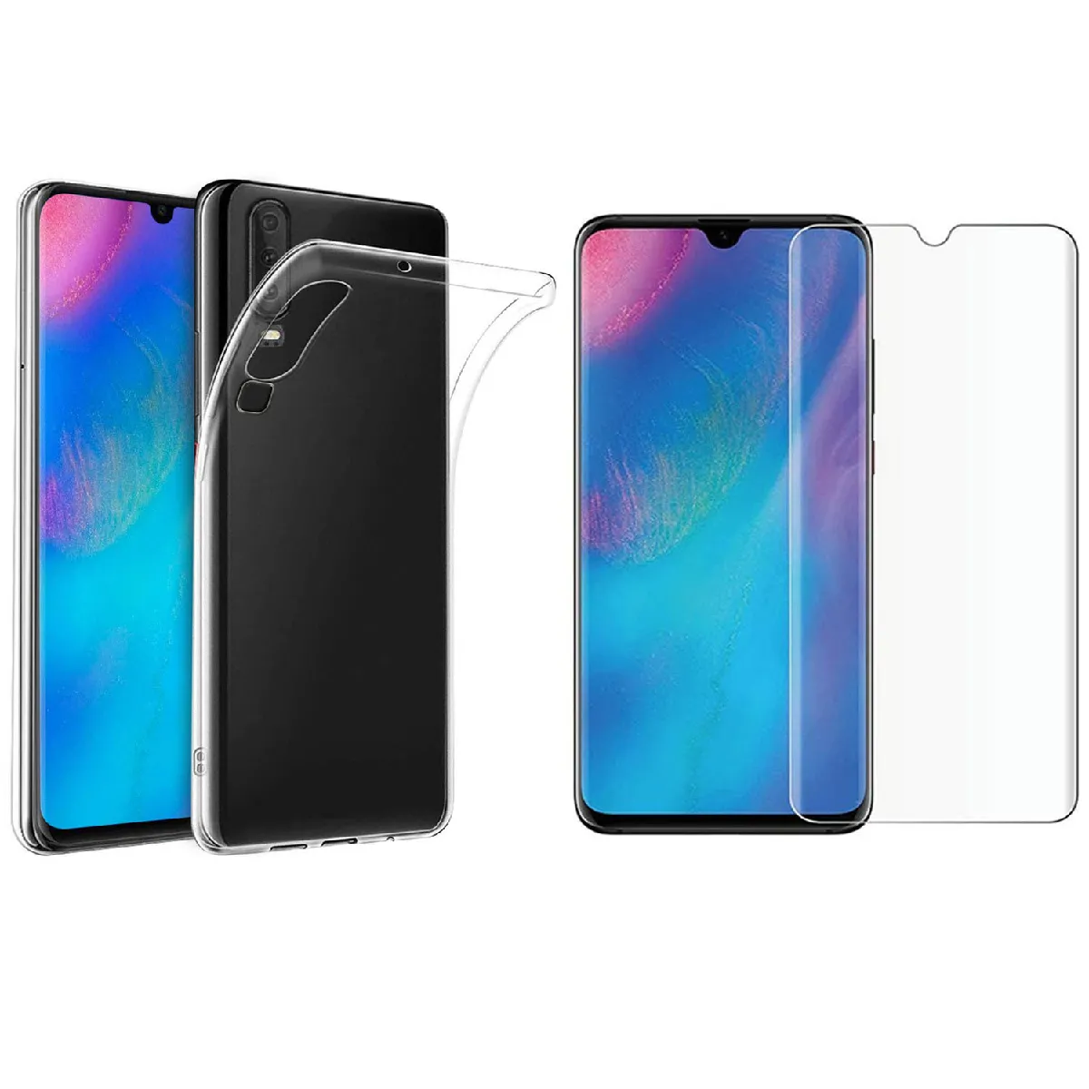 Xeptio Pack Coque Et Protection D'écran Pour Huawei P30 Lite - 2 Pièces