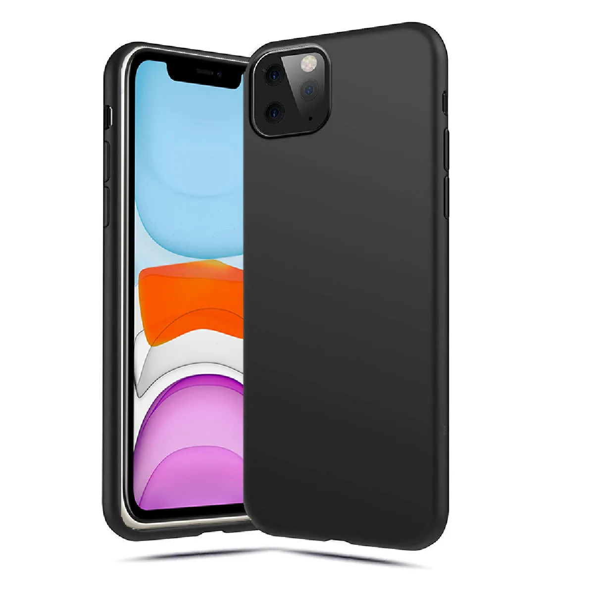 XEPTIO - Coque pour iPhone 11 Pro - Protection en silicone - Noire - Image 2