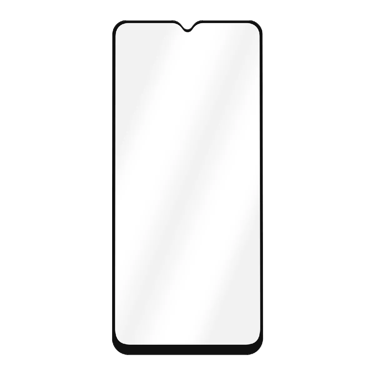 Avizar Noir Verre Trempé Pour Honor X7 Dureté 9H Adhésion Totale