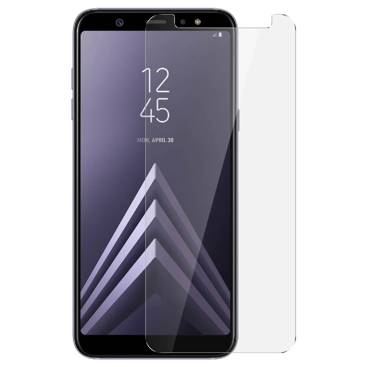 Avizar Film Pour Samsung Galaxy A6 Plus Protection Verre Trempé Dureté 9H Transparent