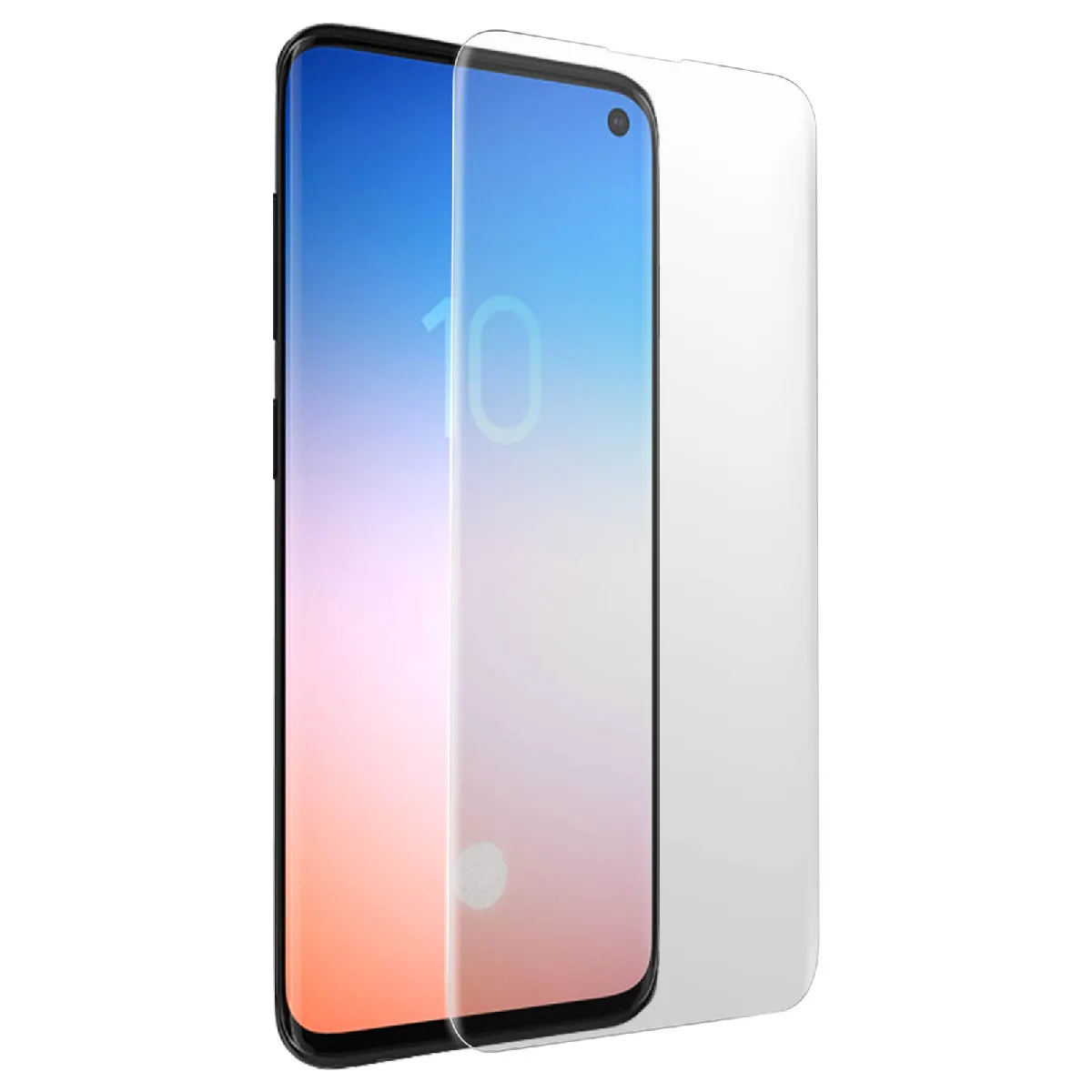 Avizar Film Samsung Galaxy S10 Protection Ecran Latex Flexible Transparent