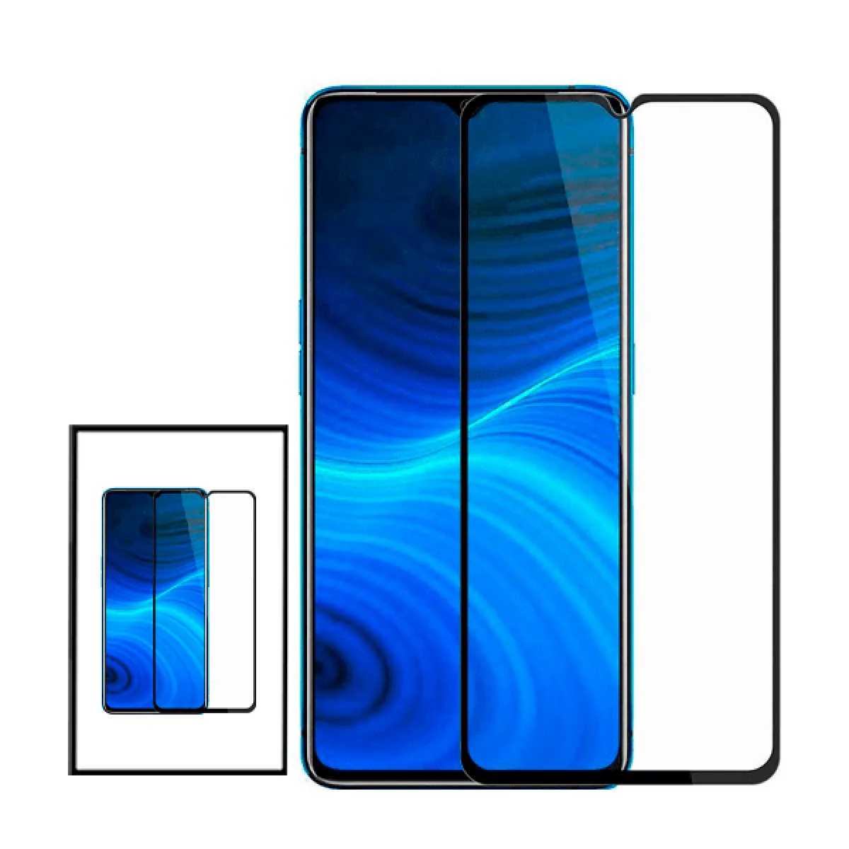Phonecare Realme 6I - Kit 2 Films De Verre Trempé 5D
