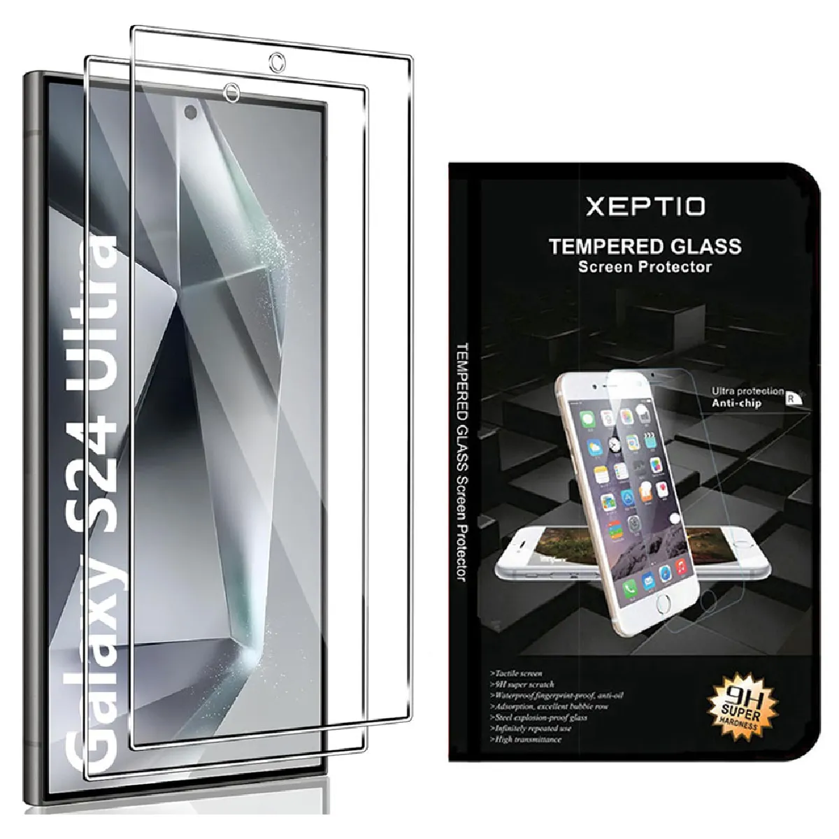 Xeptio Protection D'écran En Verre Trempé Pour Samsung Galaxy S24 Ultra 5G