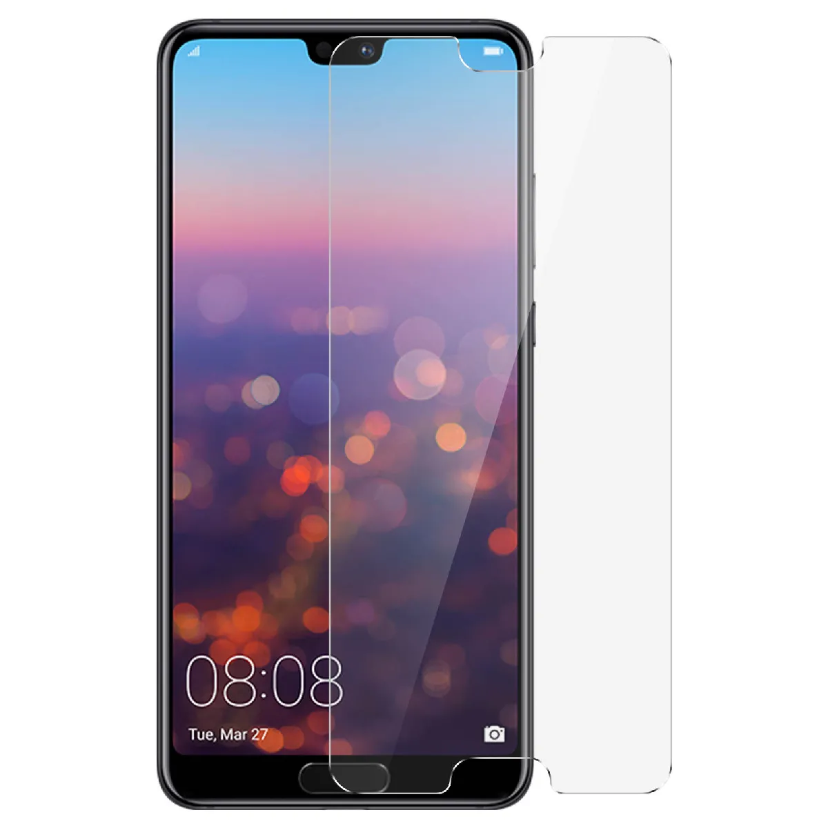 Avizar Film Huawei P20 Verre Trempé Protection Ecran 9H Anti-Explosion Transparent