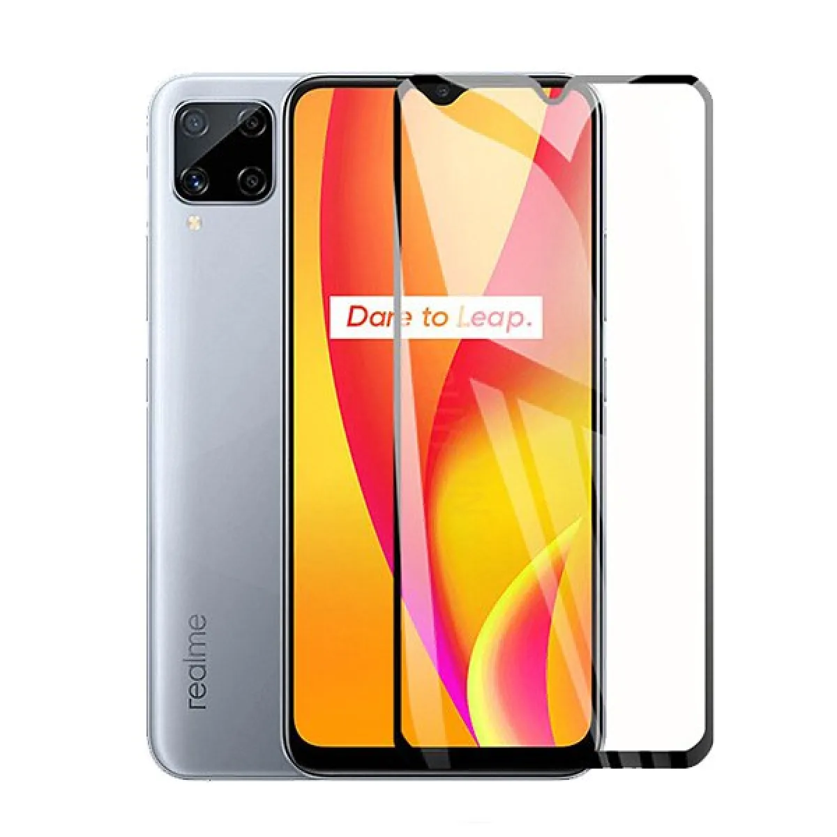 Phonecare Noire Verre Trempé 5D Pour Realme C12