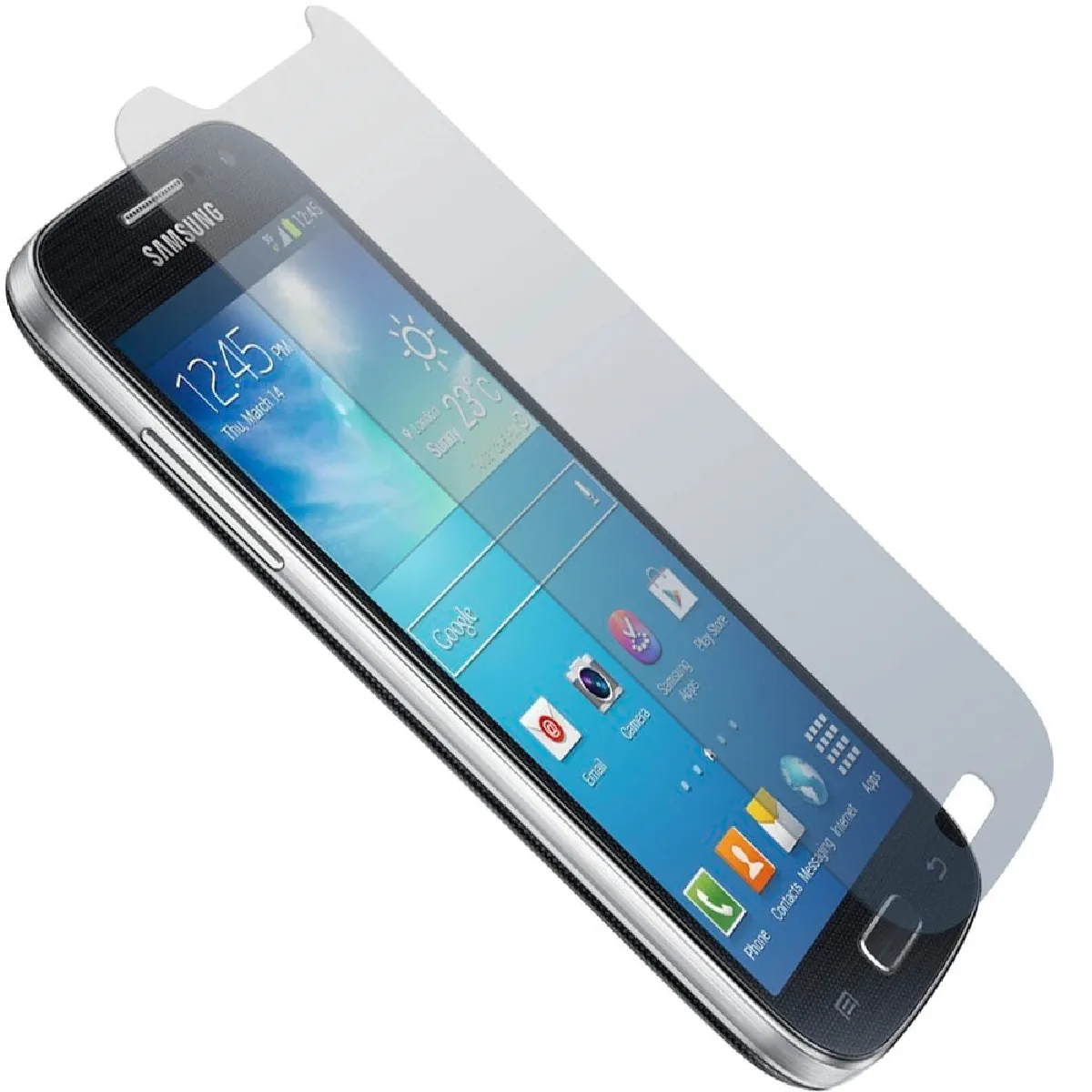 Avizar Verre Trempé Pour Protection Écran Du Samsung Galaxy S4 Mini Transparent