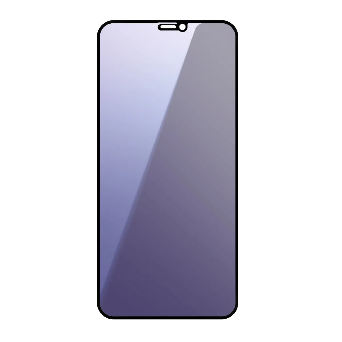 Avizar Bleue/Noir Protège Écran Pour Iphone 11 Pro Verre Trempé Anti-Lumière