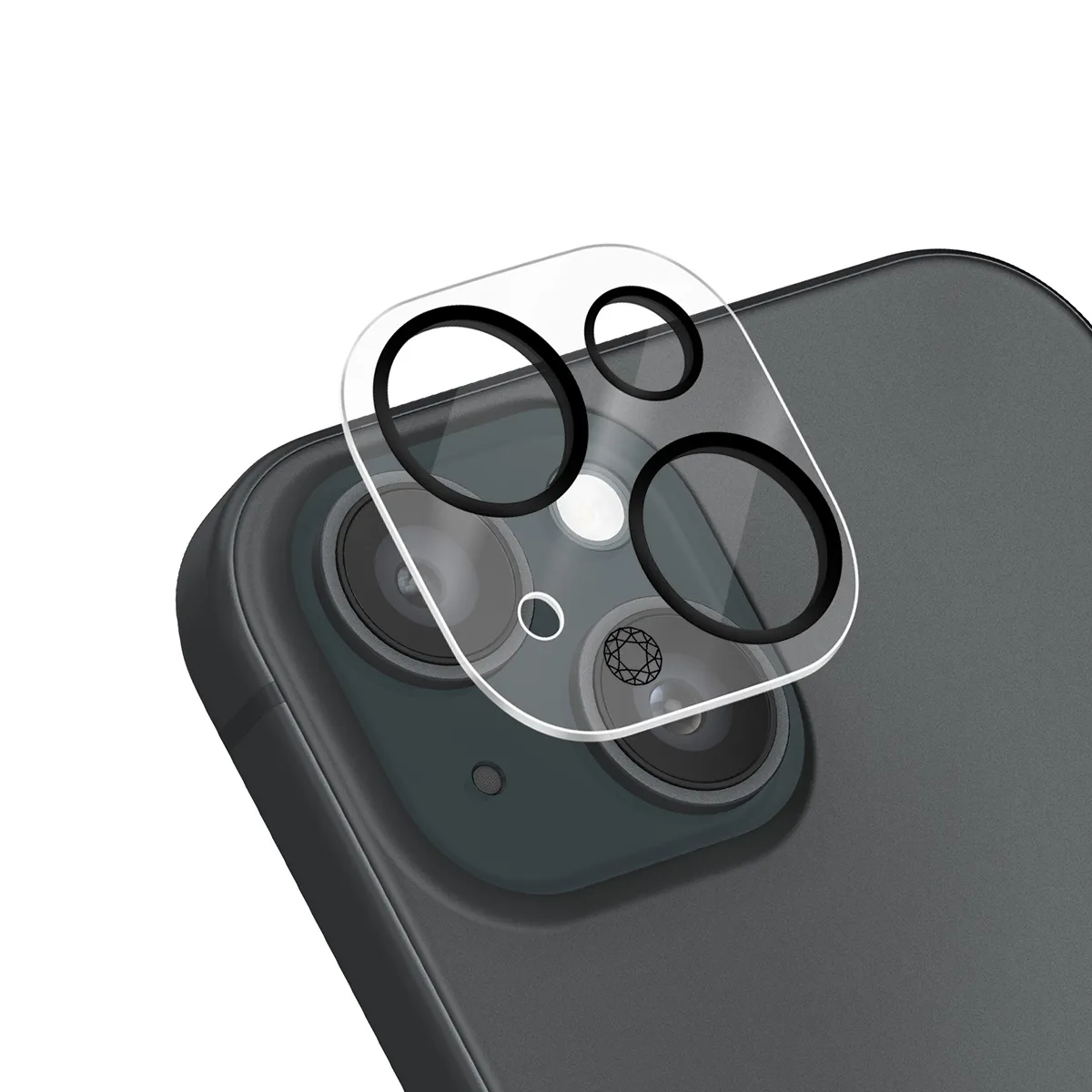 Force Glass Protection De Caméra En Verre Pour Iphone 15 Ultra-Résistante Transparent