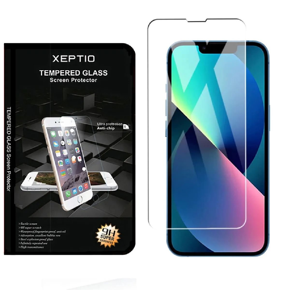 Xeptio Protection D'écran En Verre Trempé Pour Iphone 13 Pro Max 5G - Transparent