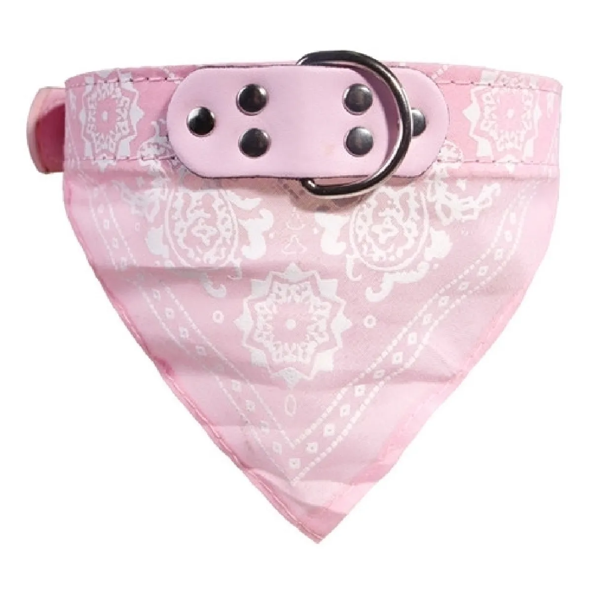Meilleurs prix pour Wewoo Bandana Régable Cuir Rose M
