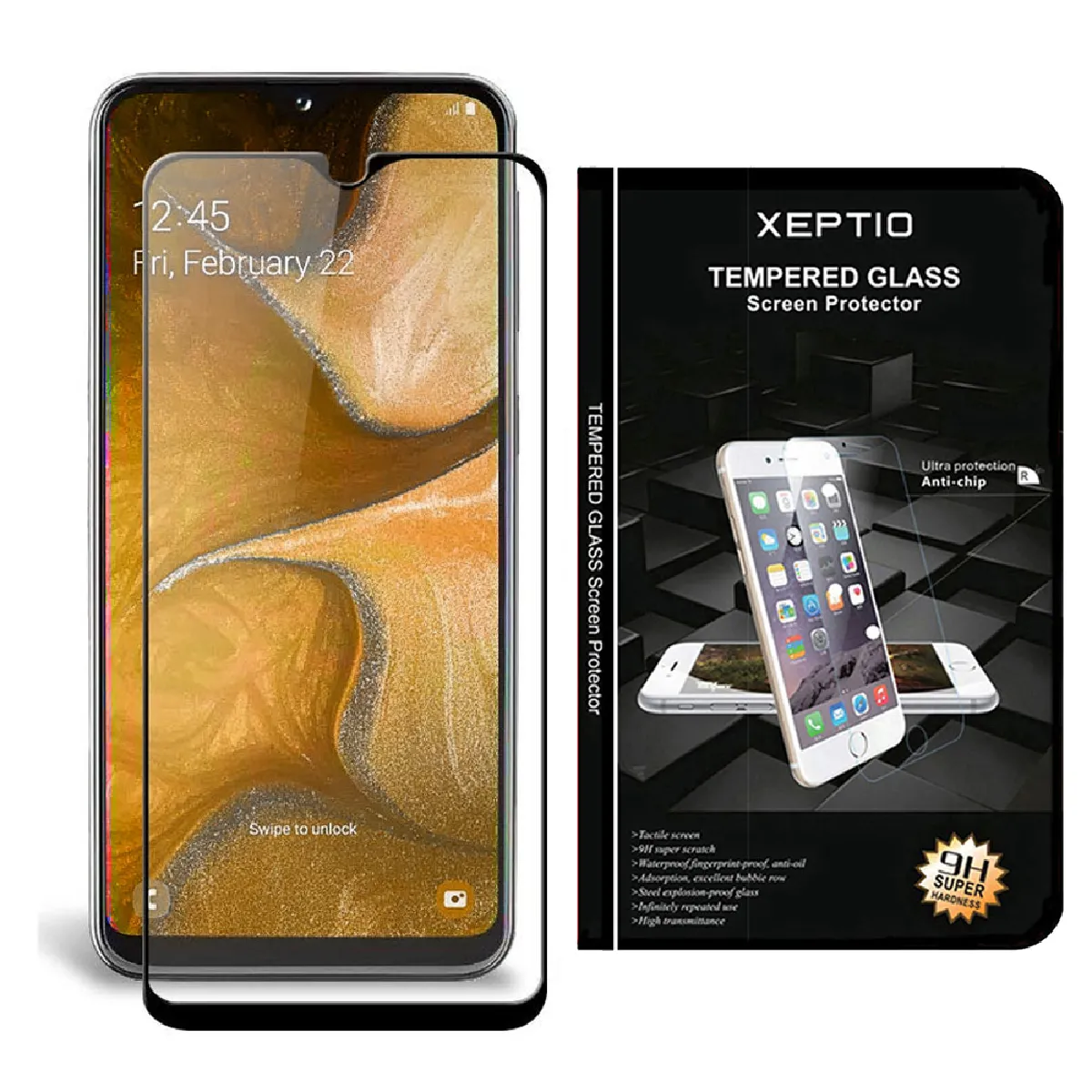 Xeptio Noir Samsung Galaxy A32 5G Vitre Protection Écran - Neuf - Image 2