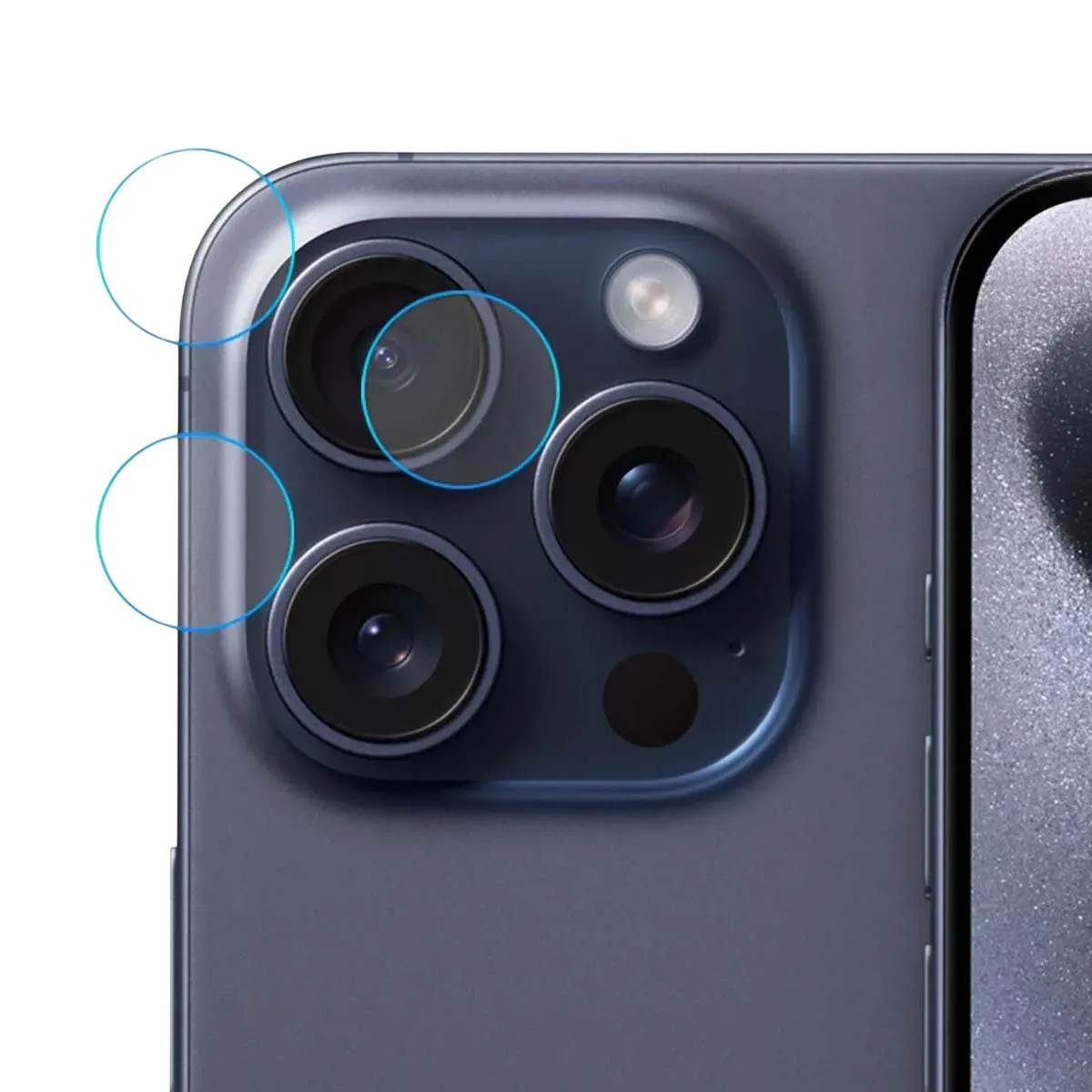 3Mk Protège-Caméra Iphone 15 Pro Transparent