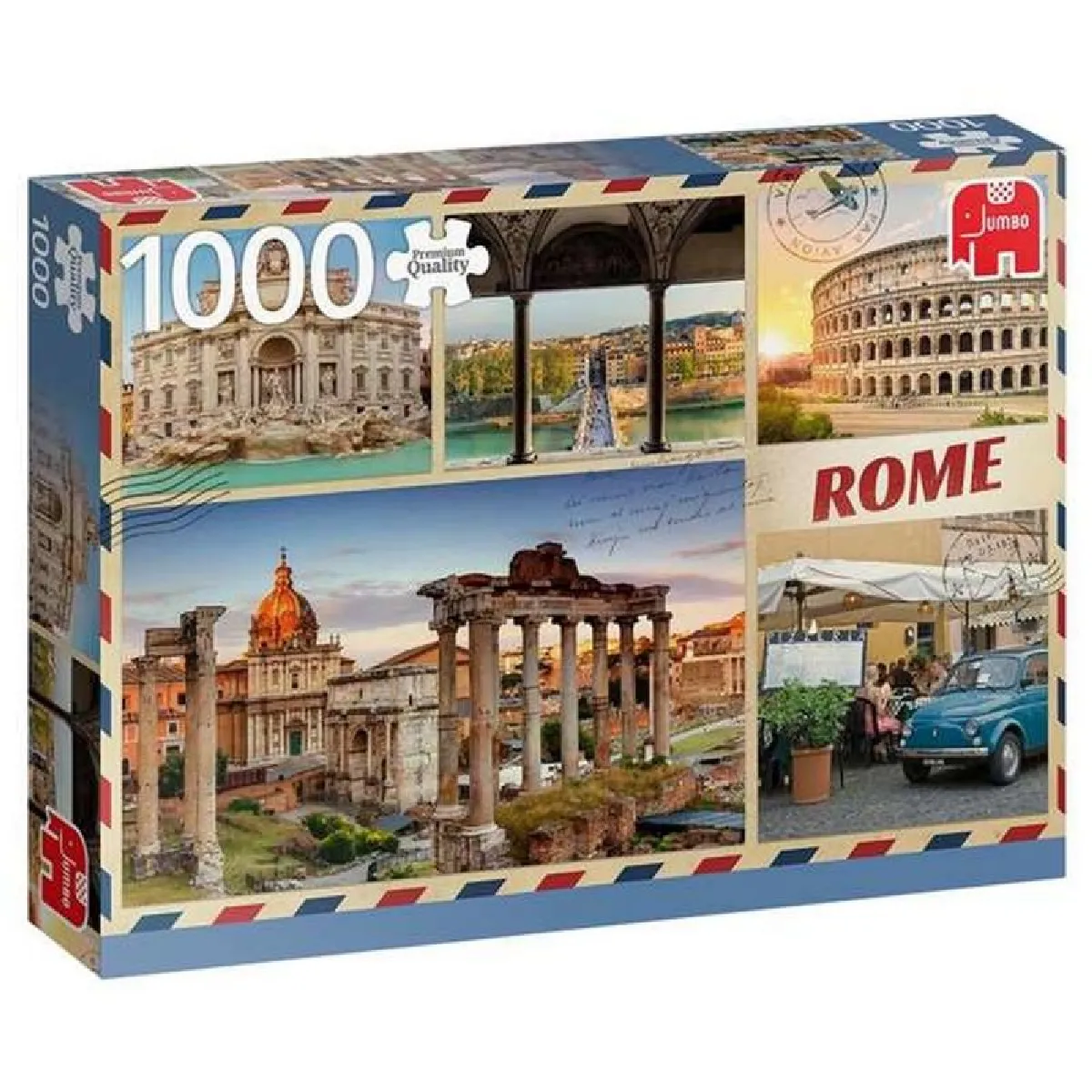 Diset Puzzle Rome, monuments 1000 pièces Diset Puzzle Rome, monuments 1000 pièces