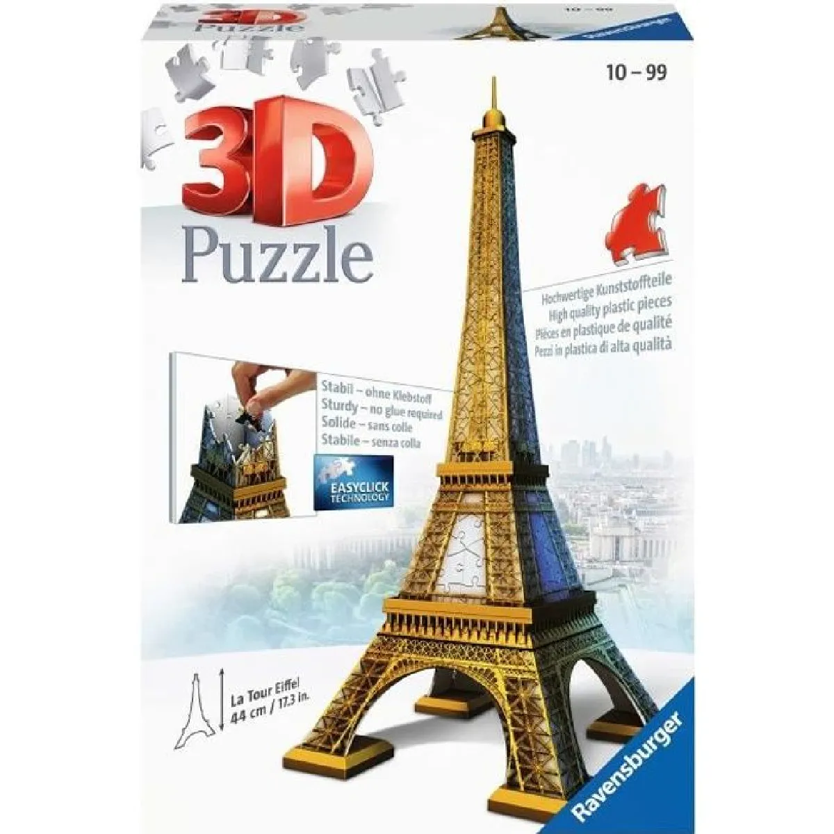 Ravensburger Puzzle 3D Tour Eiffel - 216 pièces - 12556