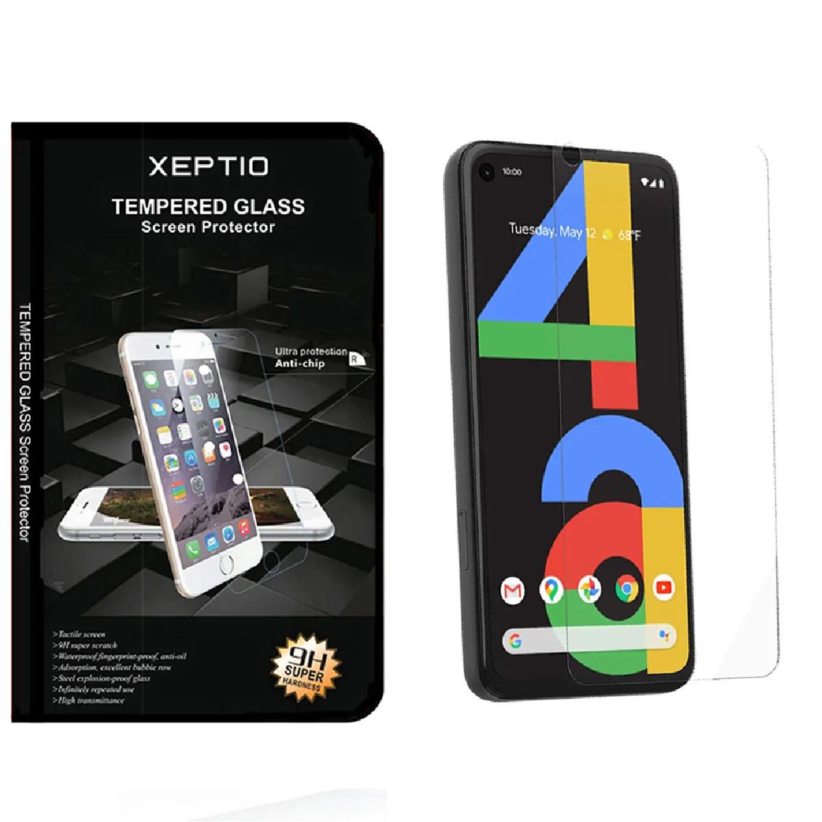 Xeptio Verre Trempé Pour Google Pixel 4A 4G - Transparent