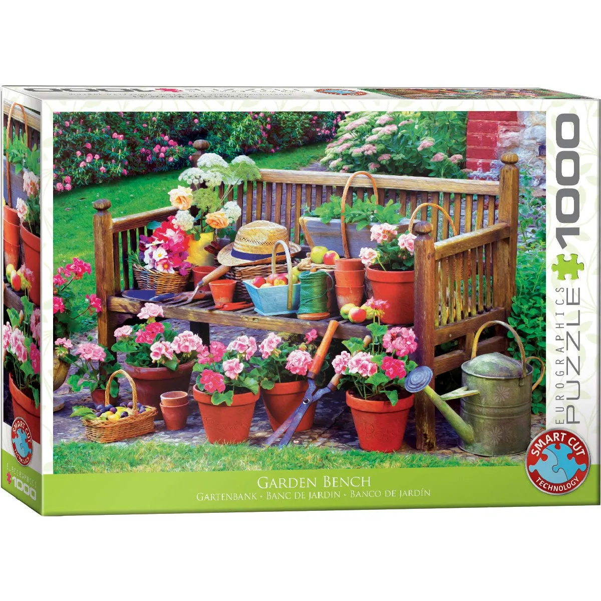 Non Communiqué Multicolore Puzzle Eurographics - Banc De Jardin, 1000 Pièces - Image 2