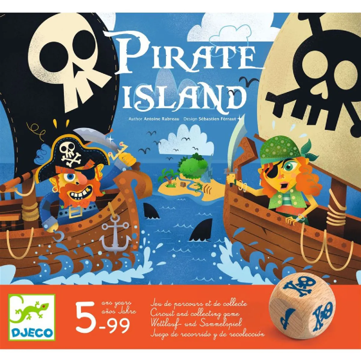 Djeco Jeu Classique Pirate Island - Image 4