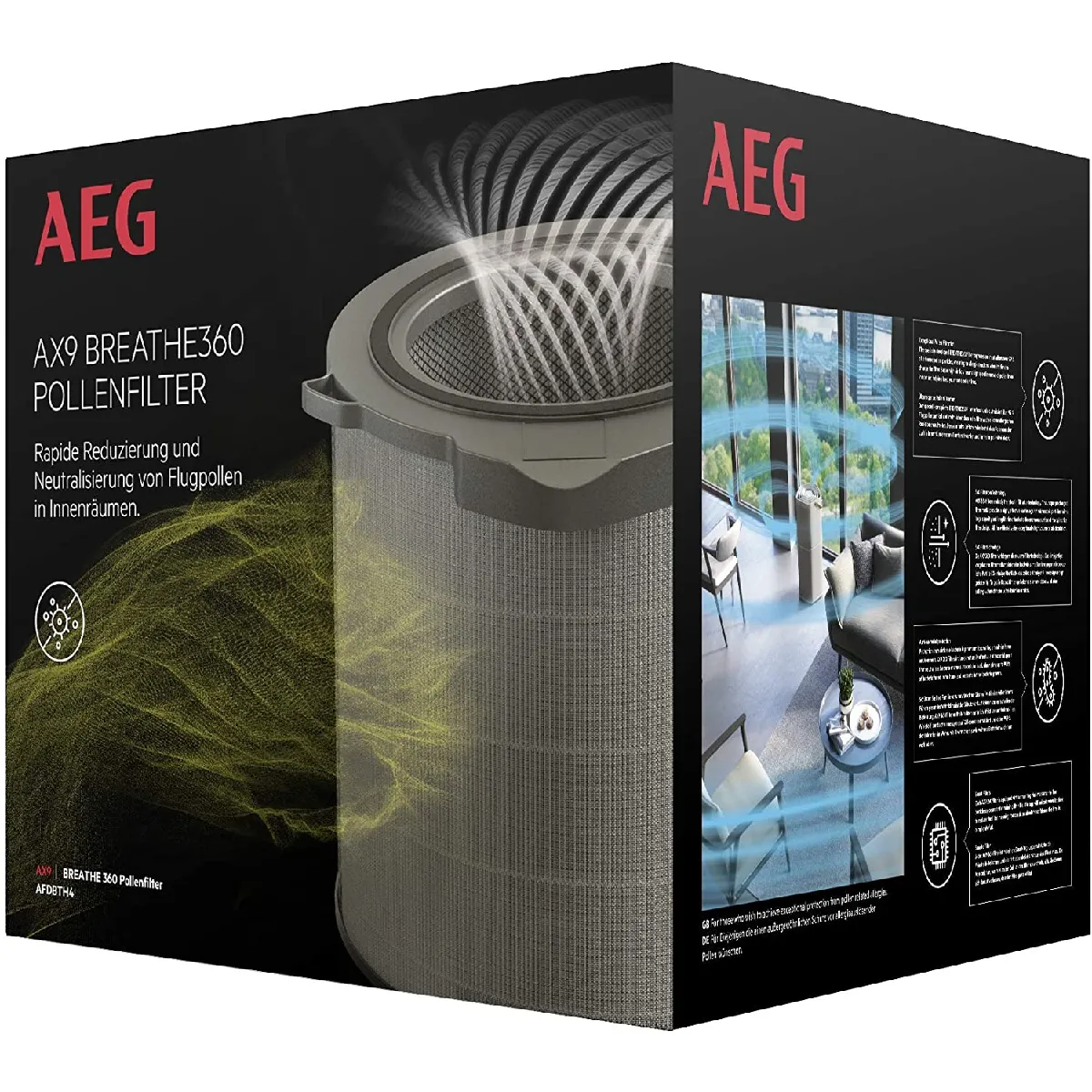 AEG AFDBTH4 Filtre à pollen AX91 404DG