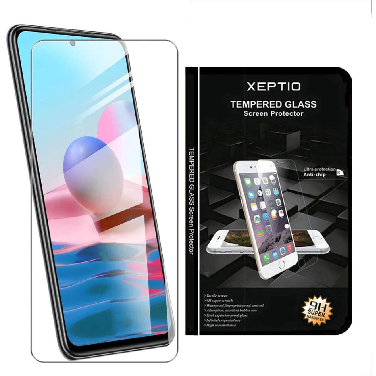 Xeptio Protecteur D'écran En Verre Trempé Pour Xiaomi Redmi Note 10 4G
