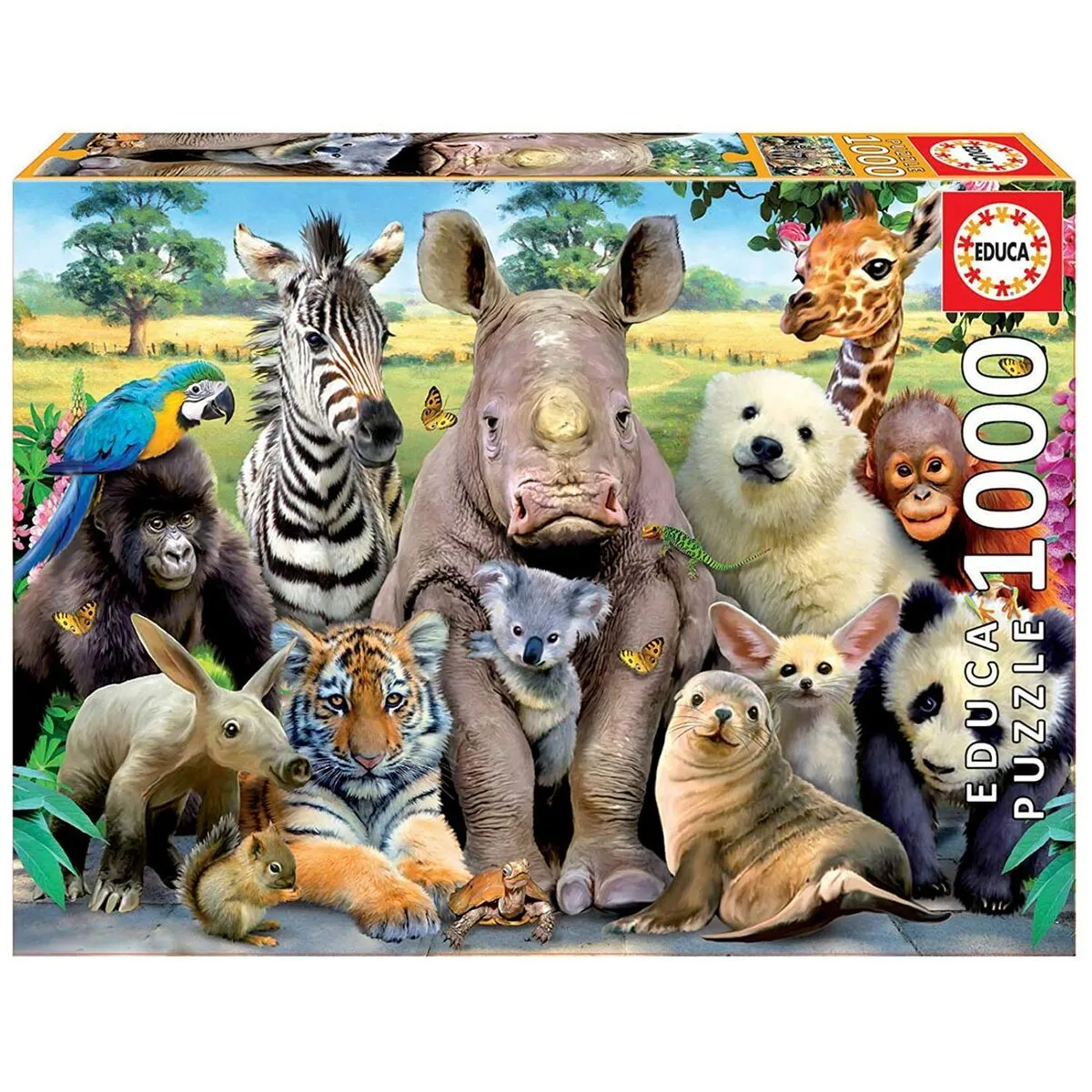 Educa Borras Educa Puzzle Adultes 1000 Pièces Animaux