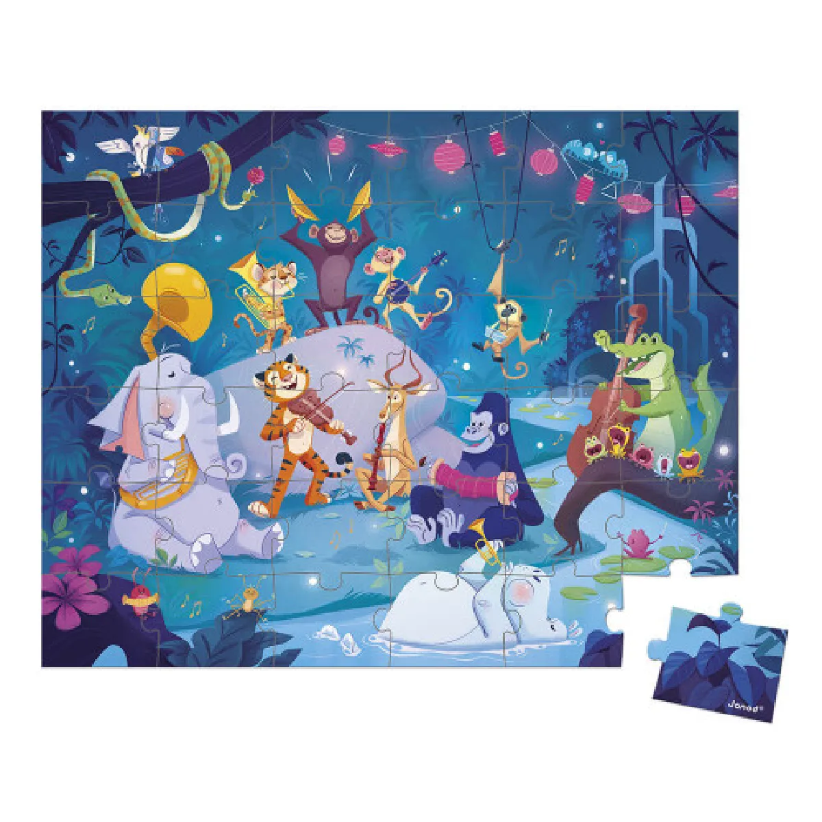 Janod Puzzle enfant Festivités d’été - 36 pièces