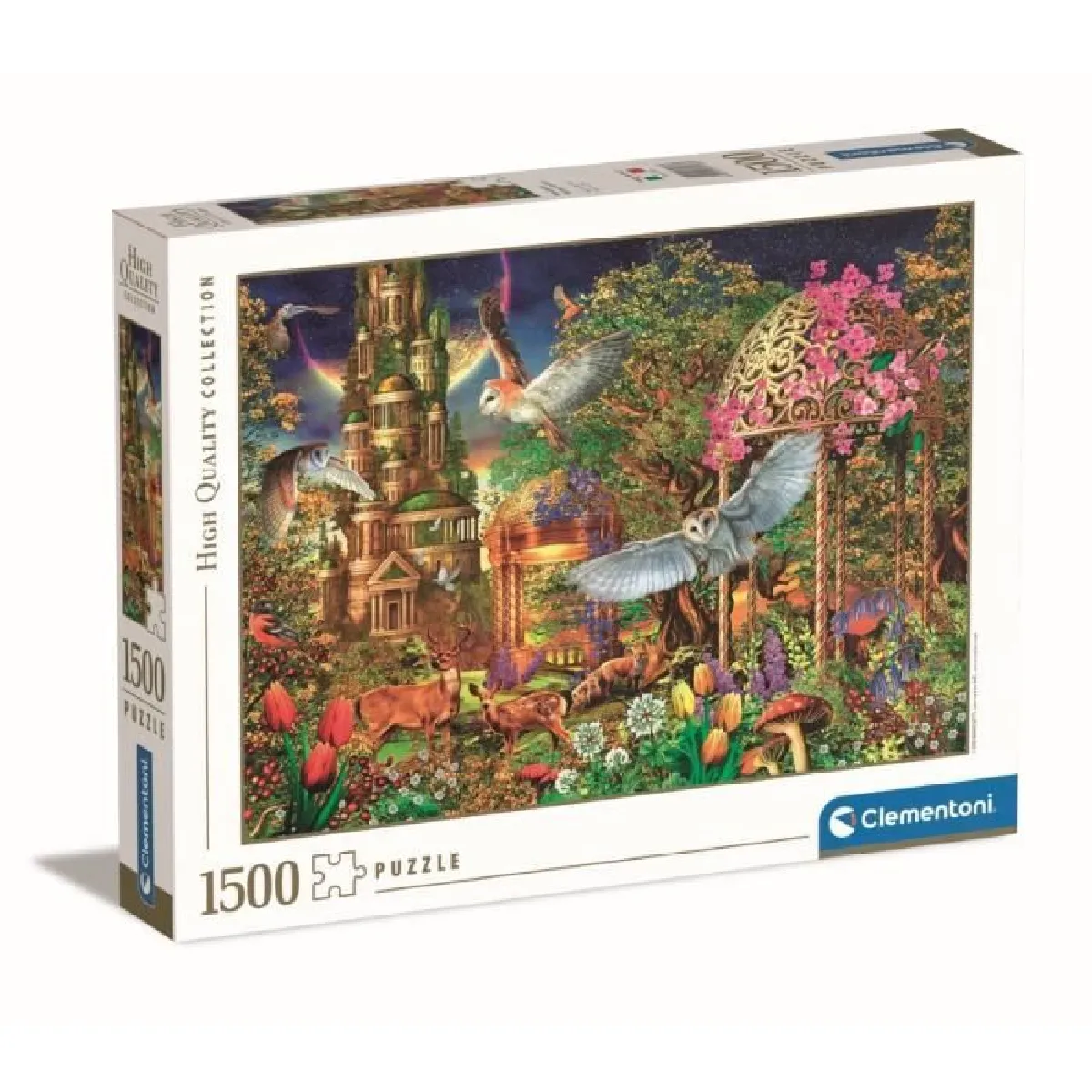 Clementoni 1500p Woodland Fantasy - 59,2 X 84,3 Cm - Avec Poster