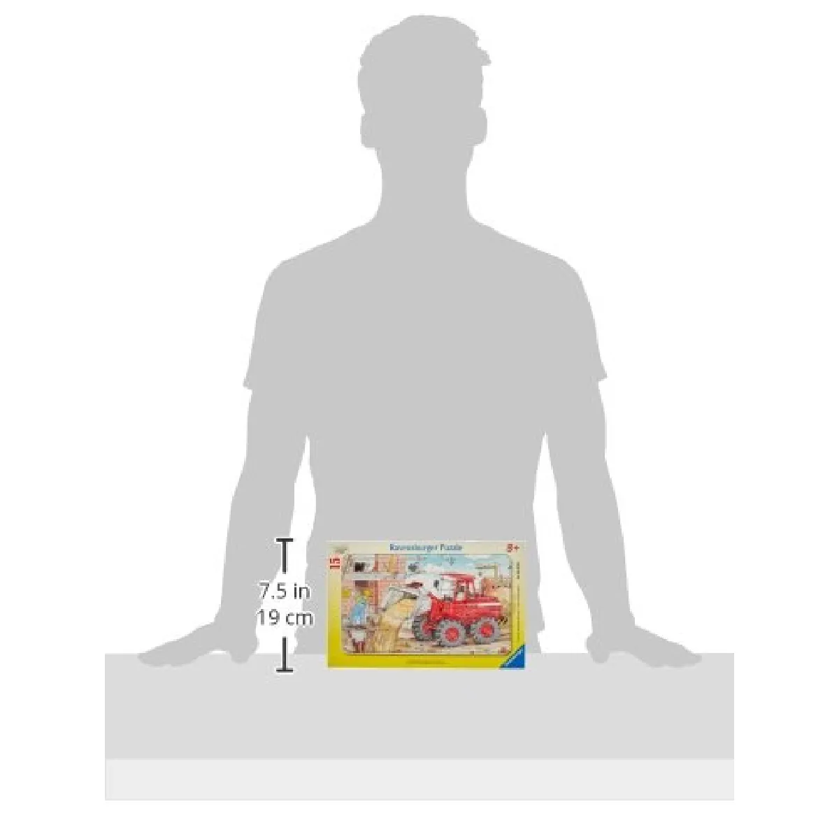 Ravensburger - Puzzle Cadre - Ma Pelleteuse - 15 Pièces - Image 3