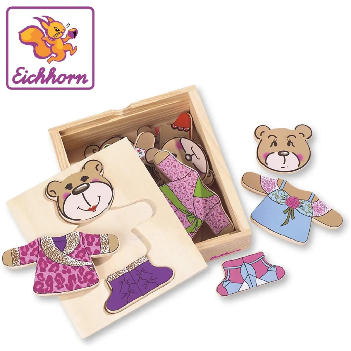 Simba Puzzle en bois ours