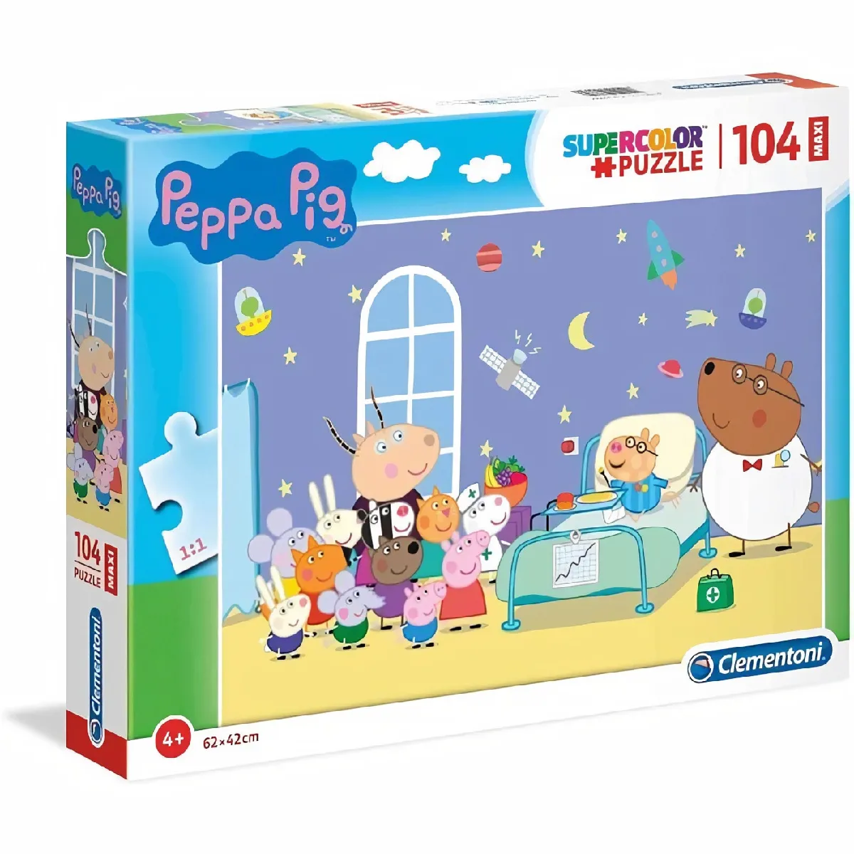 Clementoni puzzle Maxi Peppa Pig 104 pièces