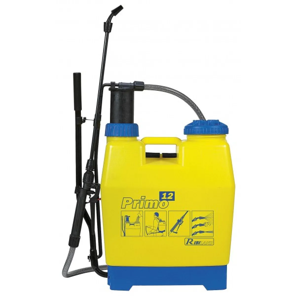 Pulvérisateur à dos à pression entretenue PRP120D Primo12 RIBILAND