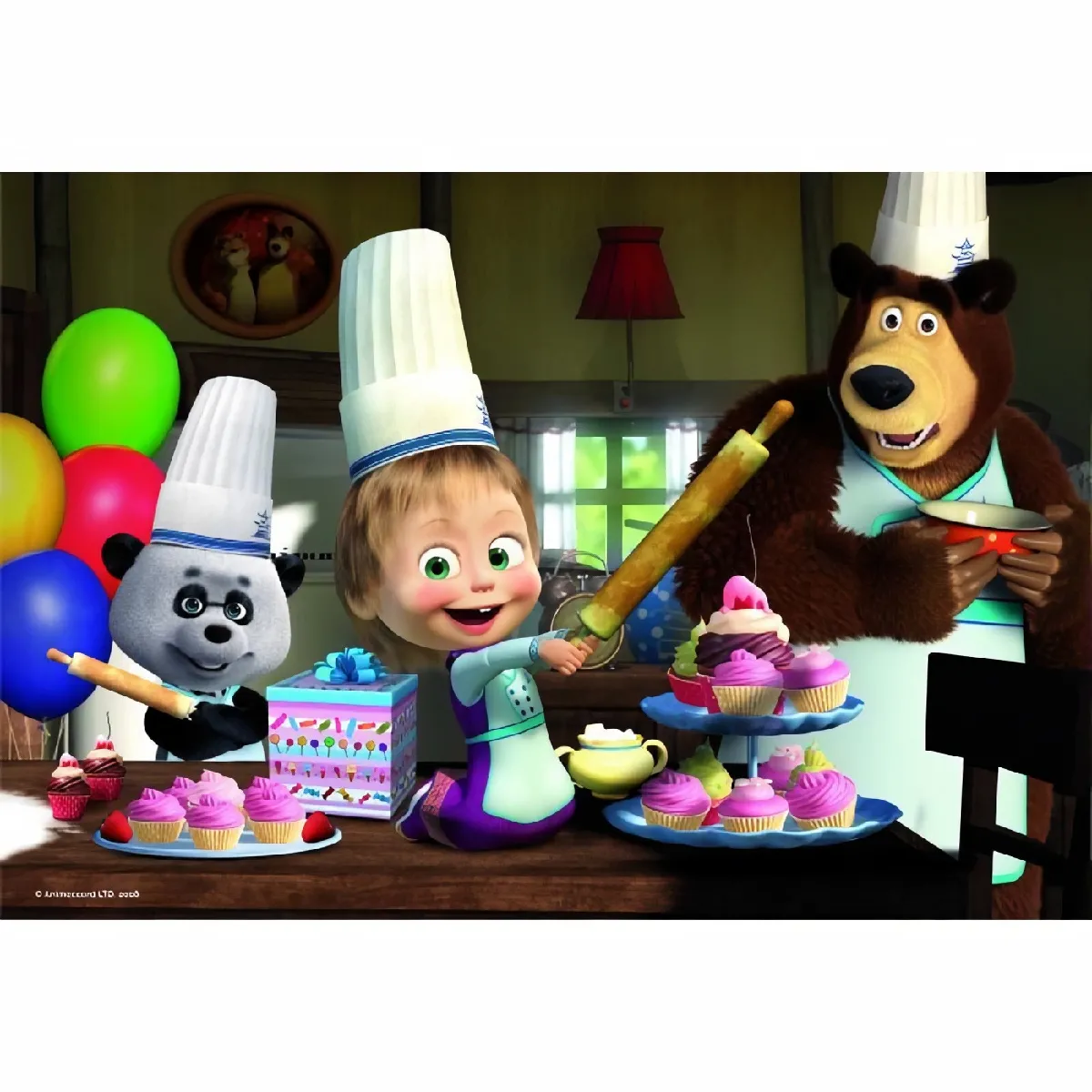 Lisciani giochi puzzle Masha double face - 24 pièces
