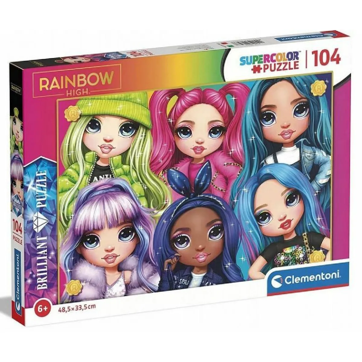 Clementoni Rainbow High 104 pièces