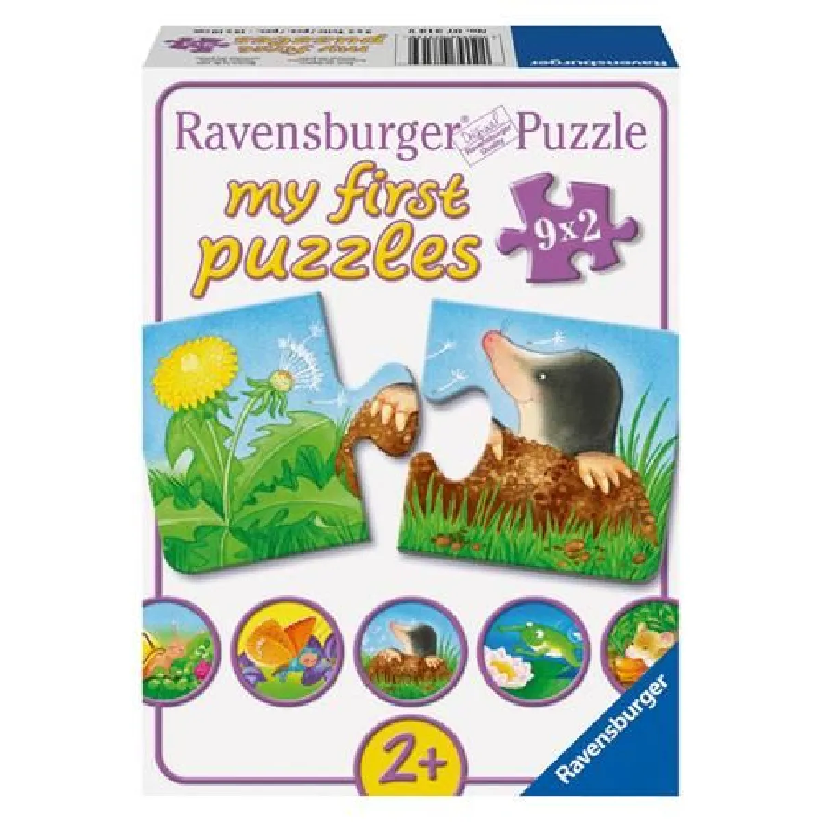 Puzzles Animaux dans le jardin Mes 1er Puzzles Ravensburger - Image 2