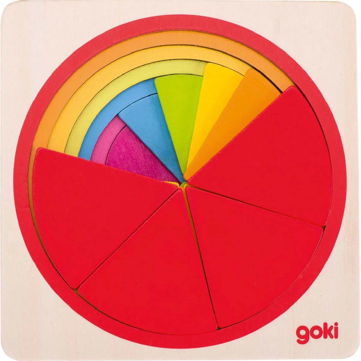Goki Petit Puzzle Circulaire 21 Pièces - Image 3
