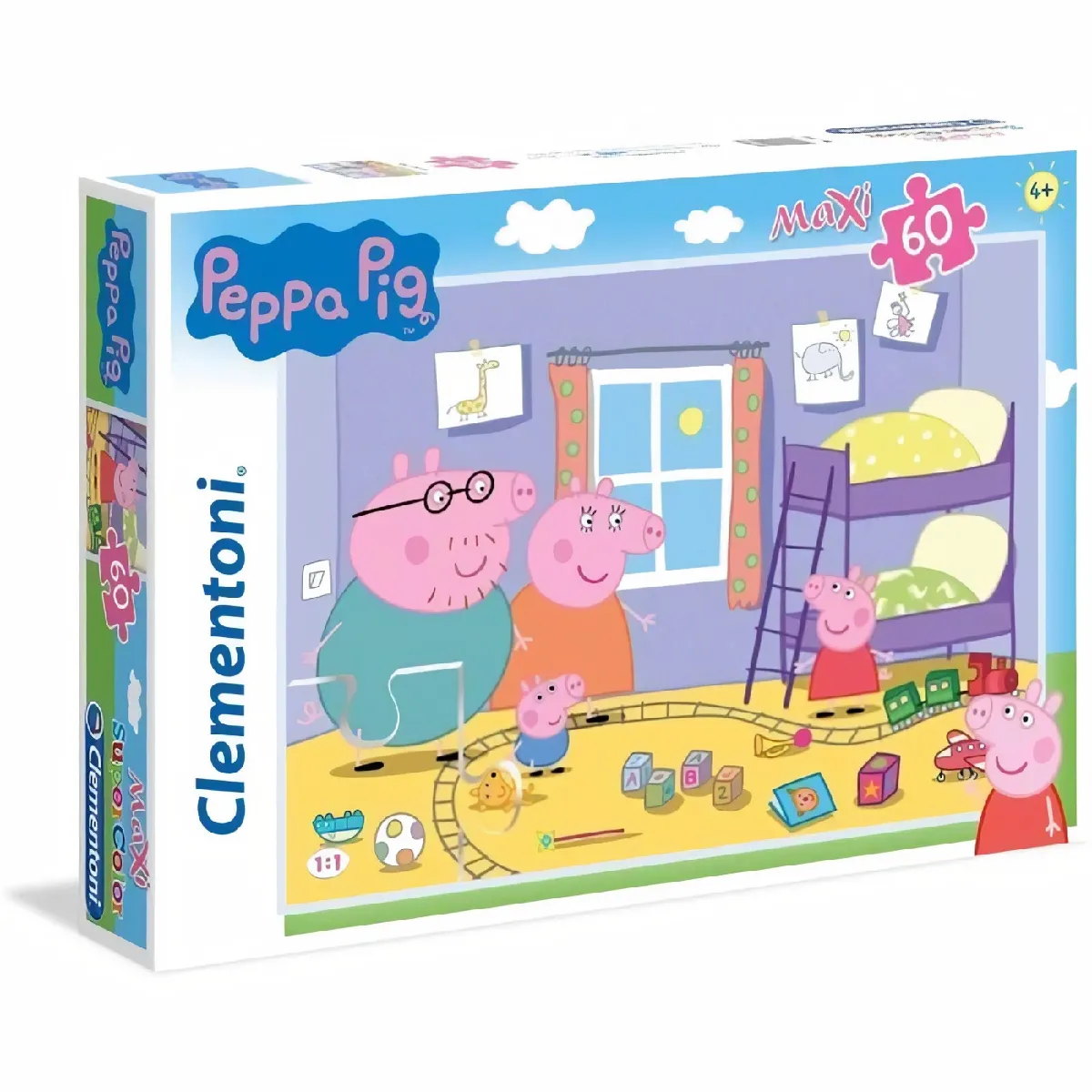 Clementoni Peppa Pig Maxi 60 pièces