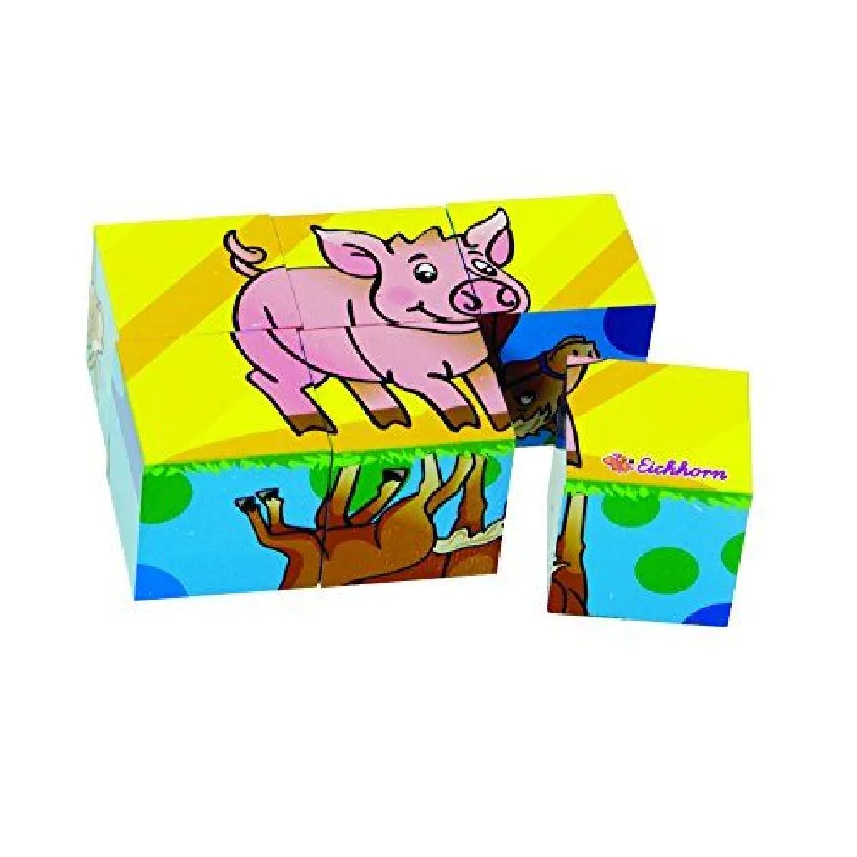 Eichhorn Puzzle Cube En Bois