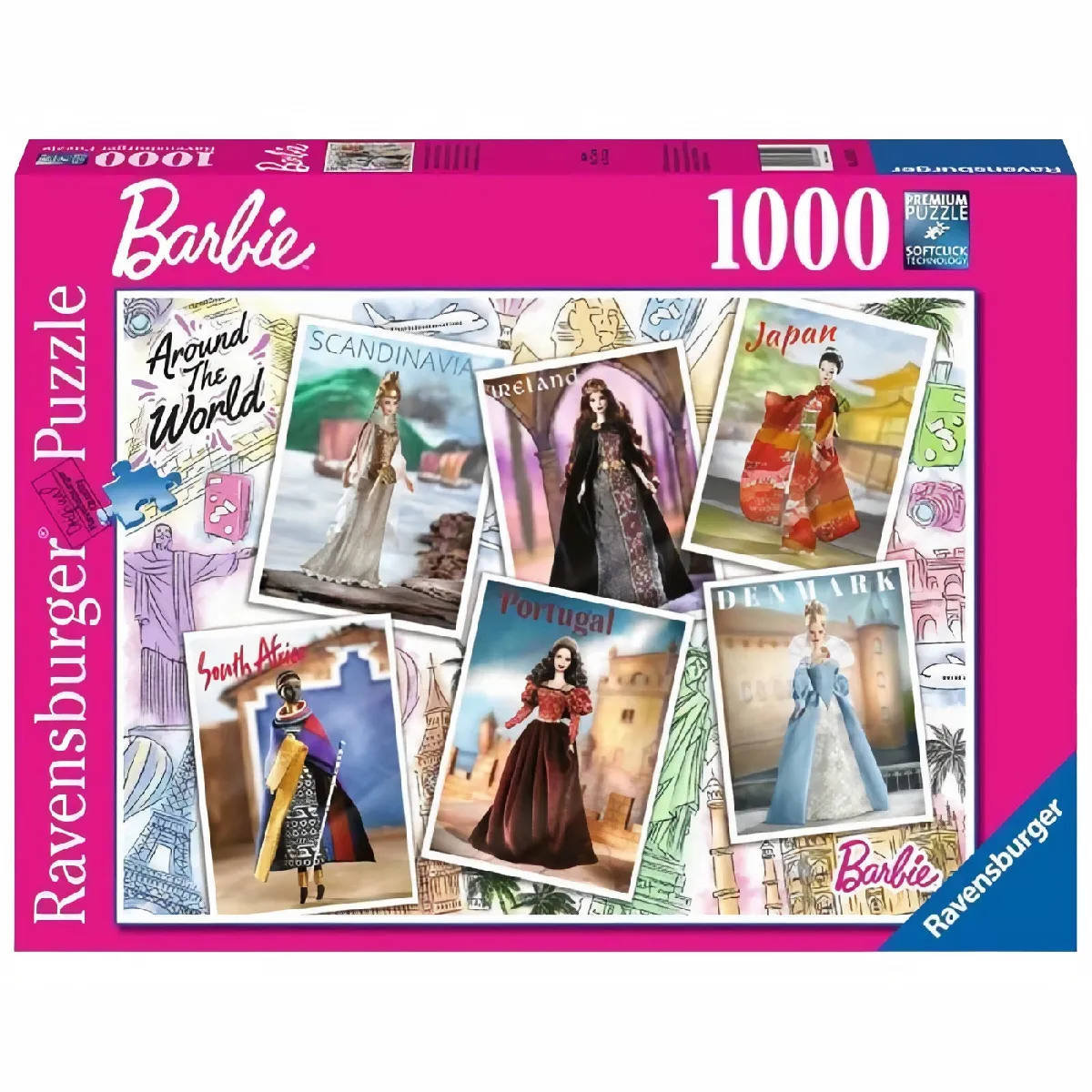 Ravensburger Barbie autour du monde