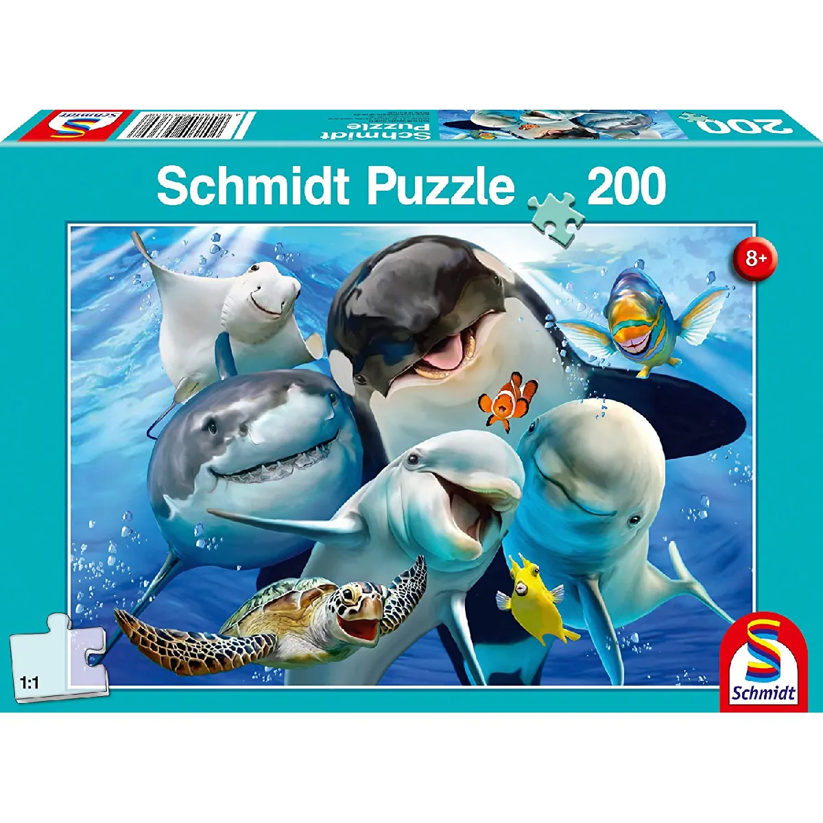 Schmidt Spiele Puzzle Enfants Sous-Marin - 200 Pièces