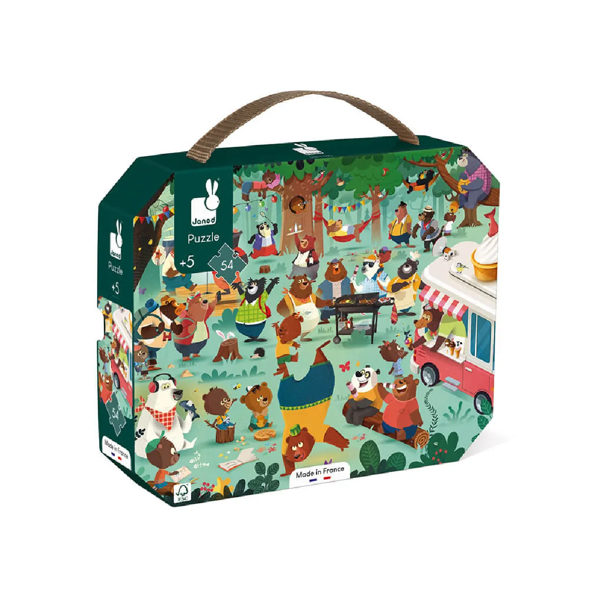 Janod Puzzle enfant La cousinade des ours
