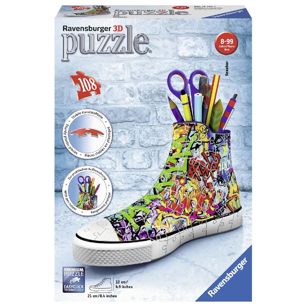 Ravensburger Sneaker - Girly Girl - Graffiti - 12535 Ravensburger Sneaker - Girly Girl - Graffiti - 12535