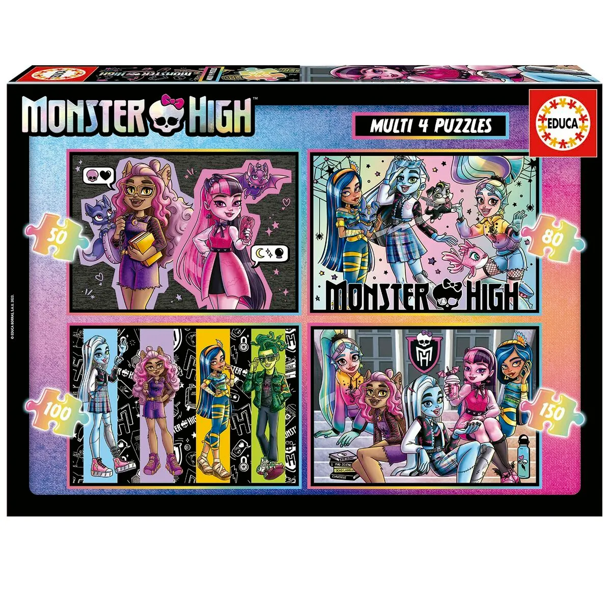 Educa puzzle Monster High multipack