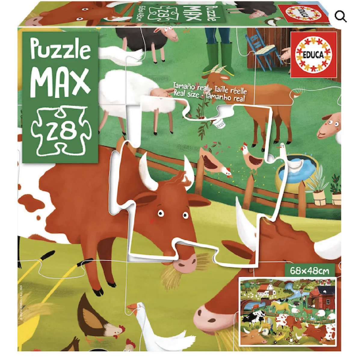 Educa Borras Educa Puzzle La Ferme 28 Pièces