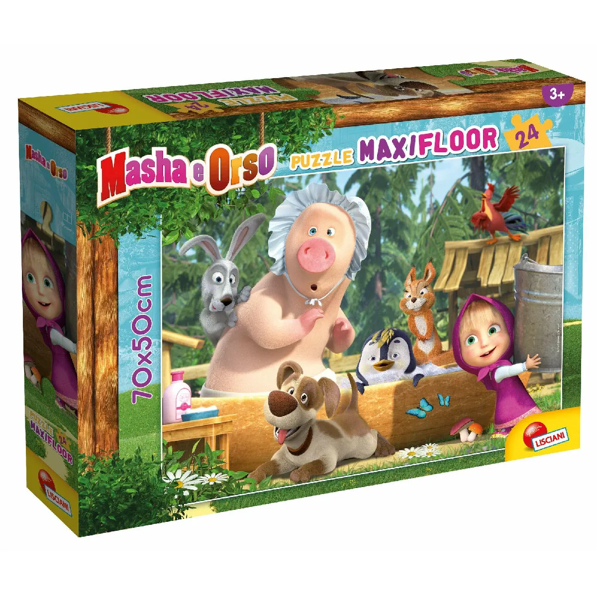 Lisciani giochi Puzzle enfant Masha et Michka - 24 pièces Lisciani giochi Puzzle enfant Masha et Michka - 24 pièces
