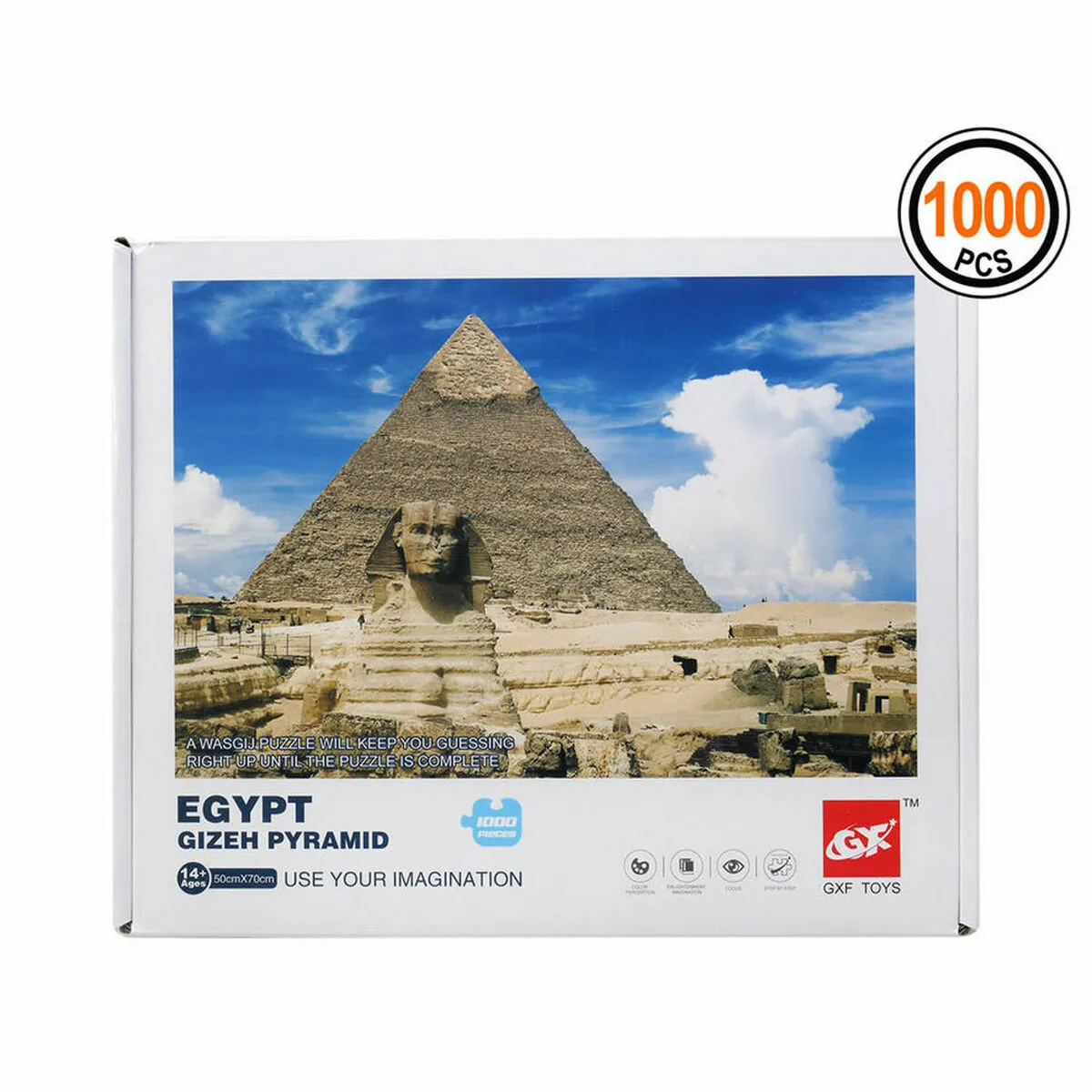 Bigbuy Puzzle pyramides de Gizeh - 1000 pièces Bigbuy Puzzle pyramides de Gizeh - 1000 pièces