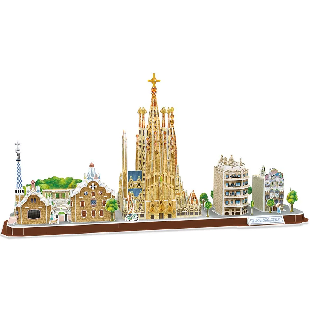 Cubicfun Puzzle 3D City Line Barcelone - 186 pièces Cubicfun Puzzle 3D City Line Barcelone - 186 pièces