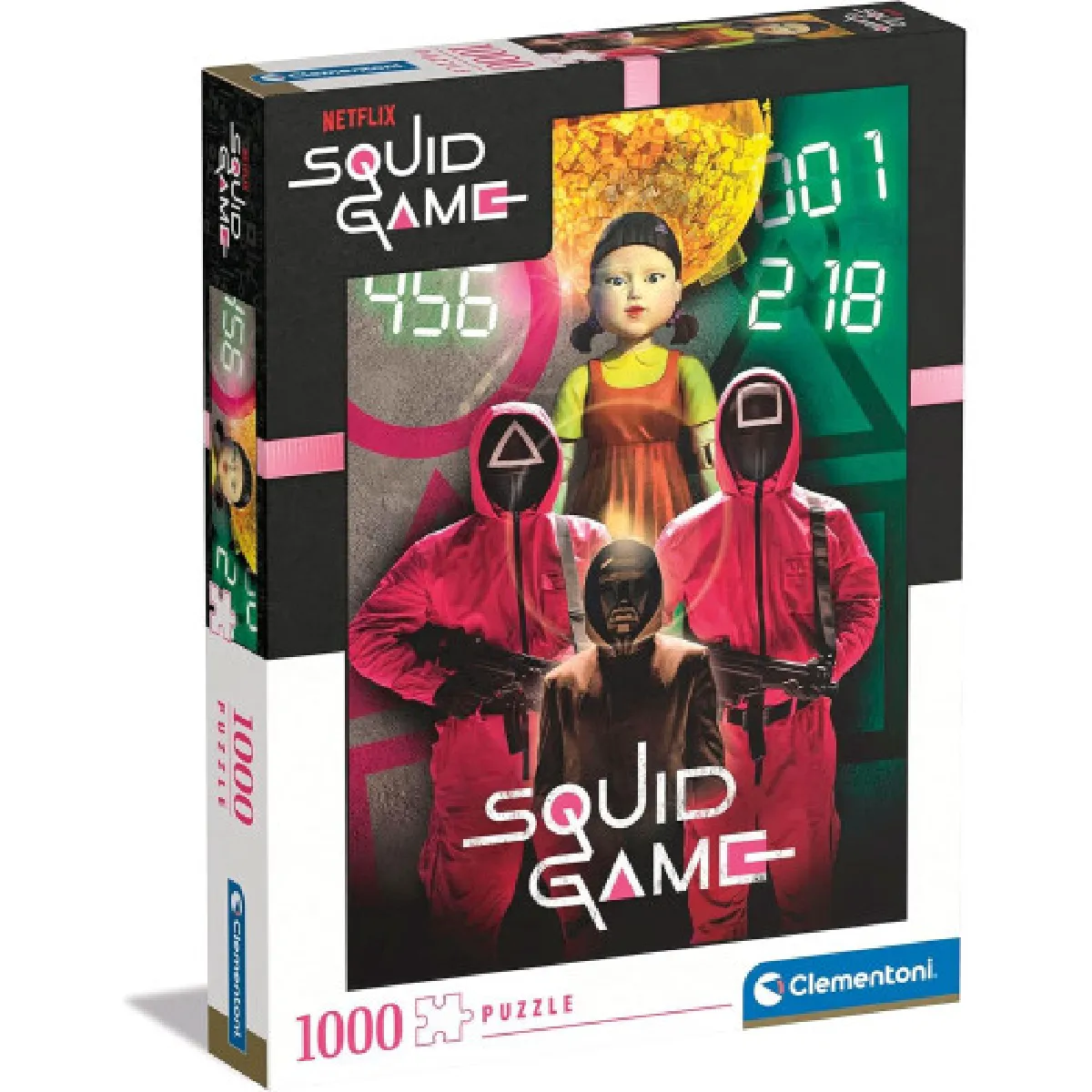 Clementoni Squid Game Puzzle Avec Cadre 1000 Pièce(S) Dessins Animés - Neuf - Image 4